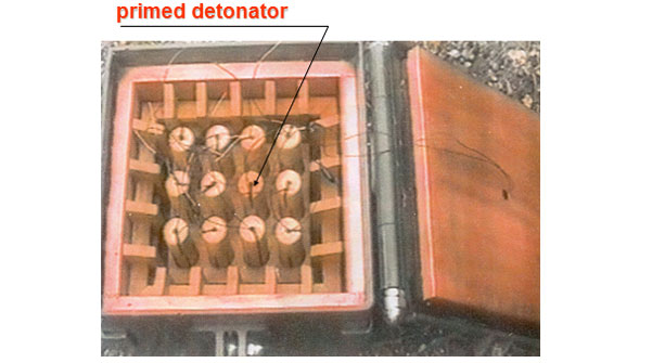 Primed detonator