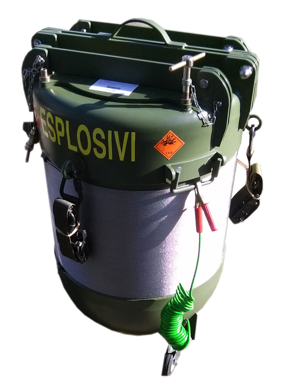 Special containers for detonators Vas 3