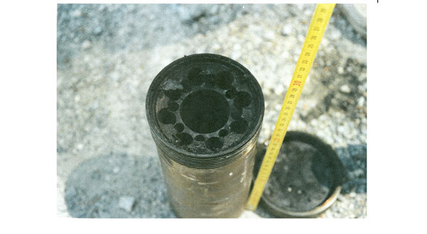 Thermal shock testing VAS/6 after the test Thermal shock testing VAS/6 after the test