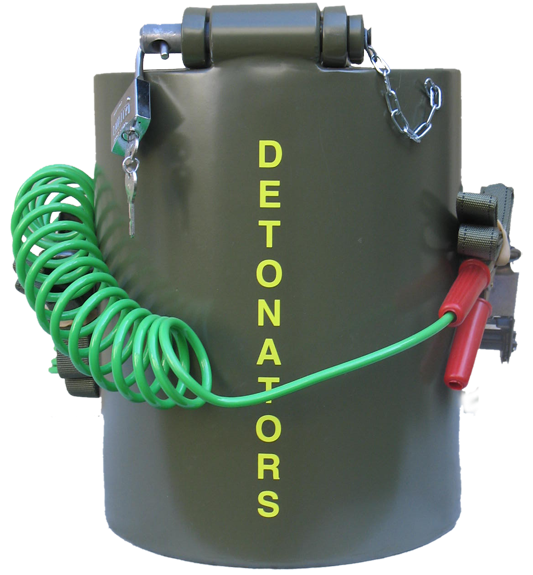 Special containers for transport detonators